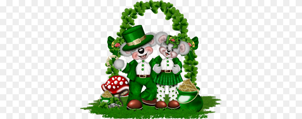 Tubes Pour La Fte De Saint Patrick Bon Vendredi 13 Gif Anim, Green, Performer, Person, Outdoors Free Transparent Png