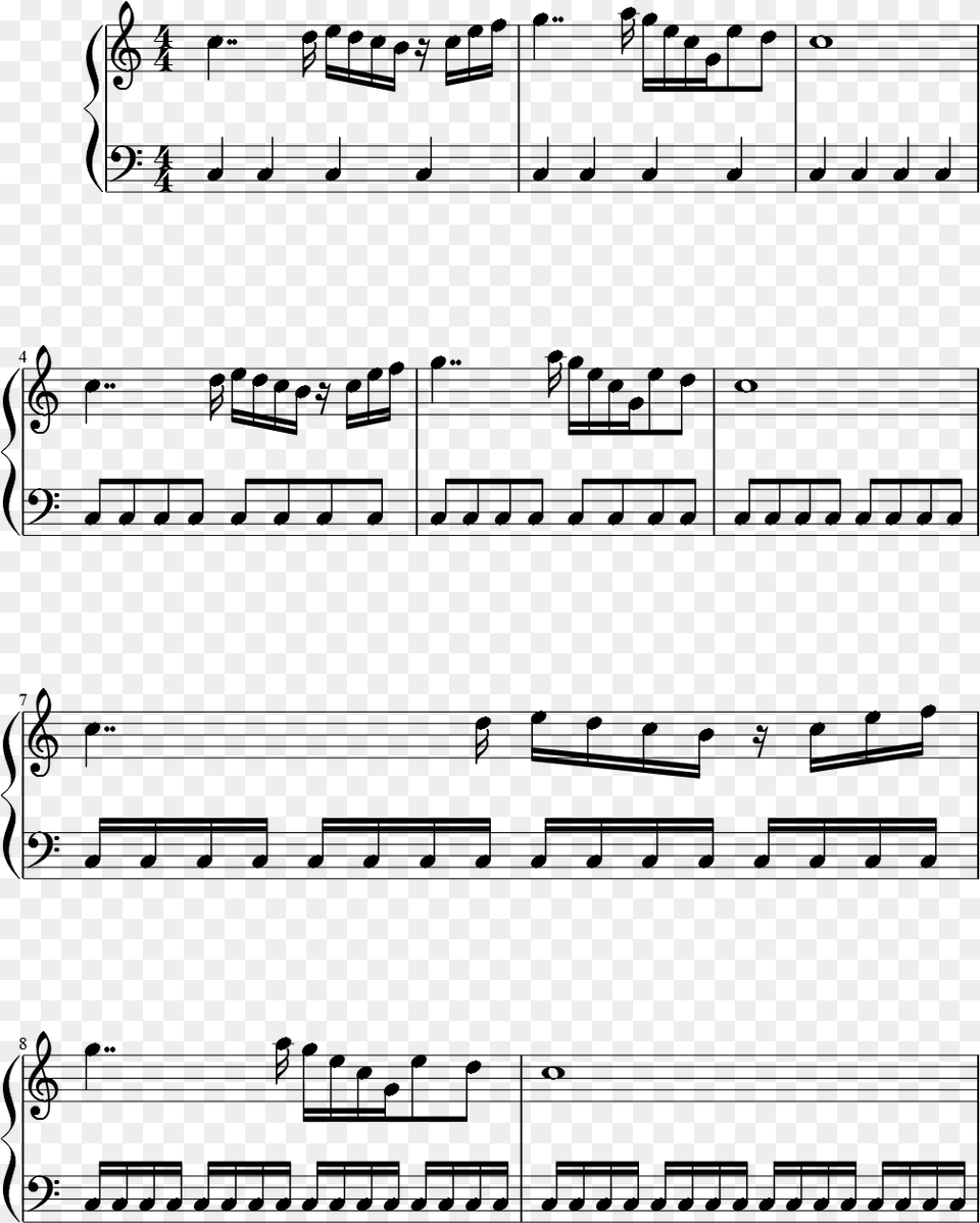 Tubescore Gangnam Style By Rap Psy Sheet Music For Gangnam Style Tenor Sax, Gray Png Image