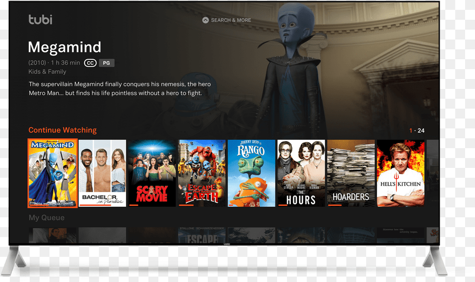 Tubi Comes To Vizio Smartcast Tubi Tv Continue Watching, Adult, Male, Man, Person Free Png