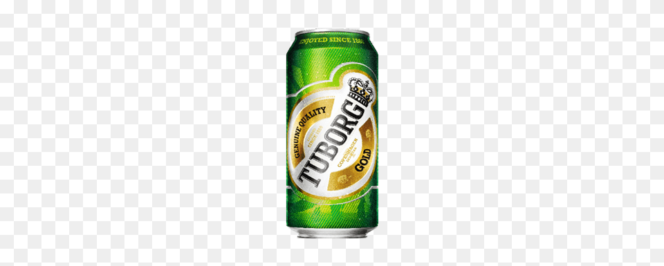 Tuborg Can, Alcohol, Beer, Beverage, Tin Png Image