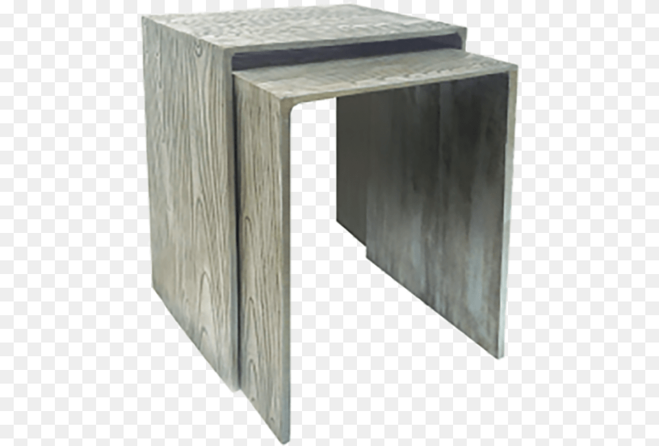 Tuck Nesting Tables Plywood, Desk, Furniture, Table, Mailbox Free Png Download