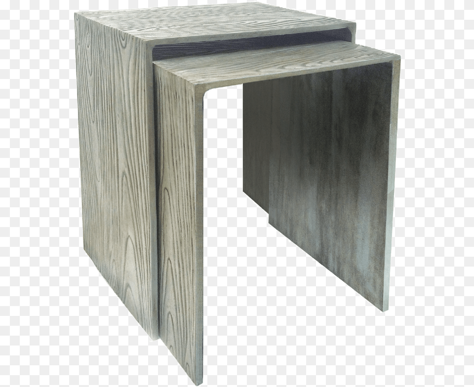 Tuck Nesting Tables Tuck Oly Wood Grain Metal Nesting Tables Pair, Desk, Furniture, Table, Coffee Table Png