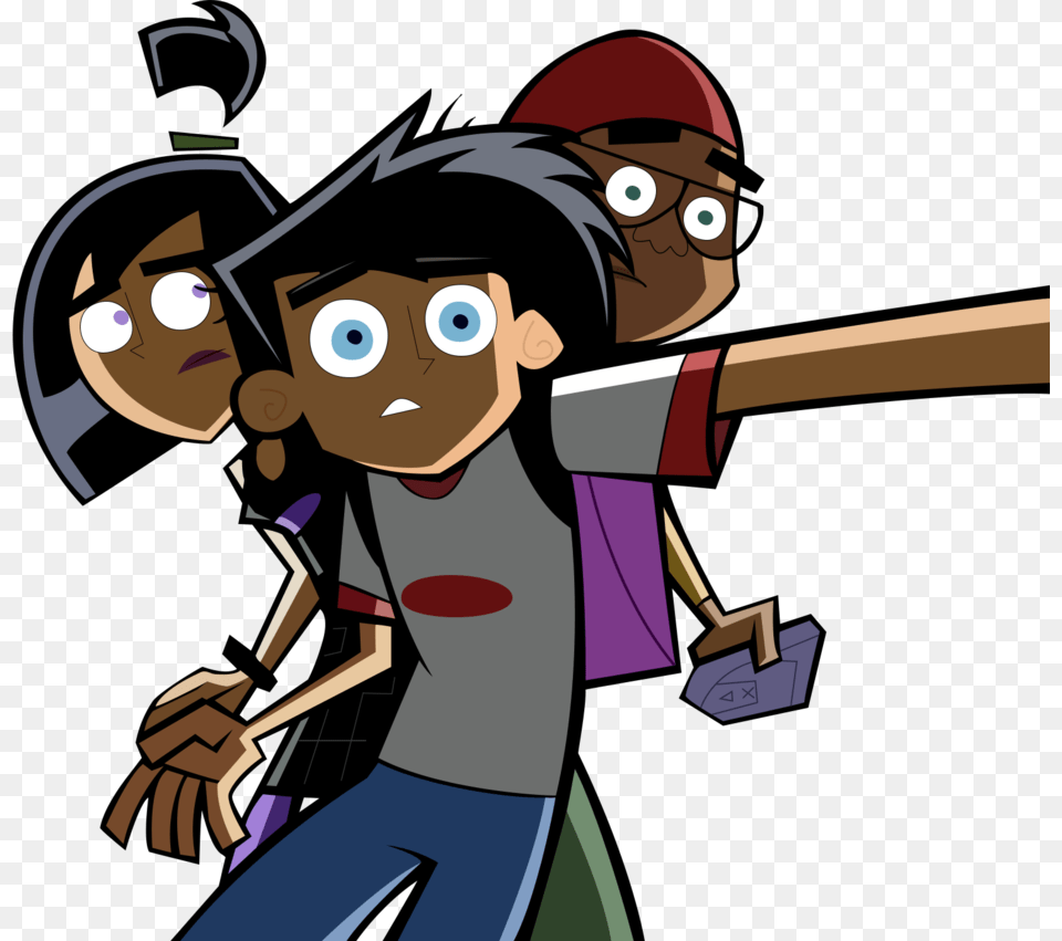 Tucker Danny Phantom Danny Phantom Danny Sam And Tucker, People, Person, Baby, Book Free Png