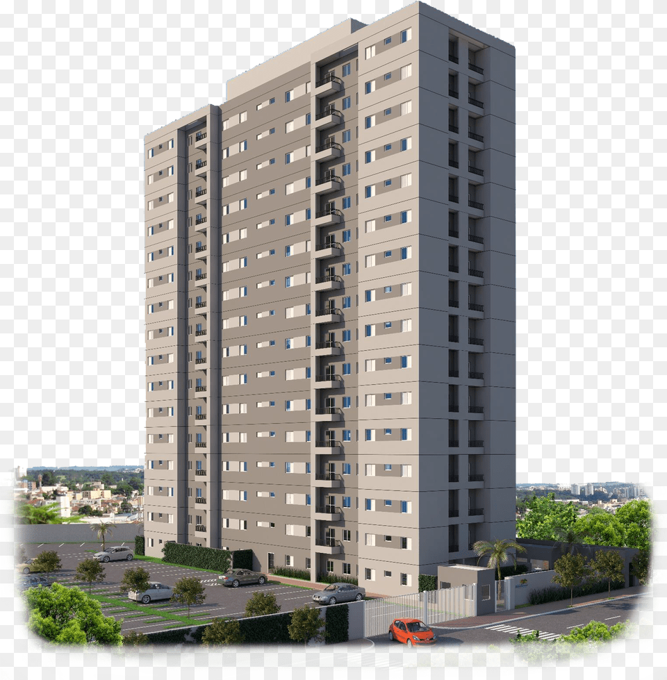 Tudo O Que Voc Precisa Japura Residencial, Apartment Building, Urban, Housing, High Rise Png Image