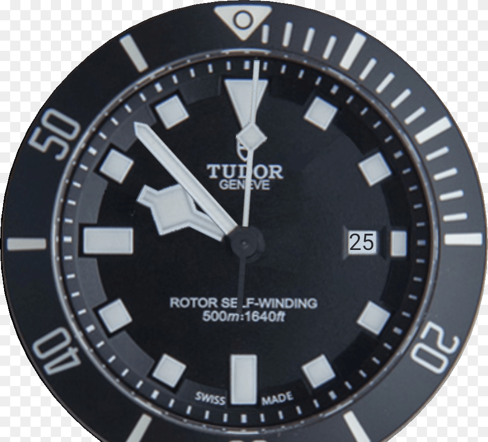 Tudor Pelagos Chronometer Black Dial Titanium Mens, Wristwatch, Arm, Body Part, Person Png Image