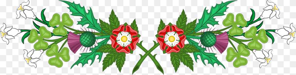 Tudor Rose, Leaf, Plant, Green, Art Free Png Download