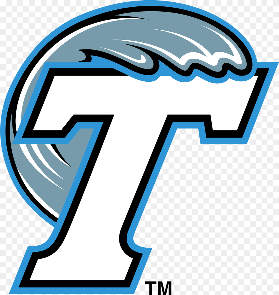 Tulane Green Wave Logo Tulane Wave, Number, Symbol, Text Png Image