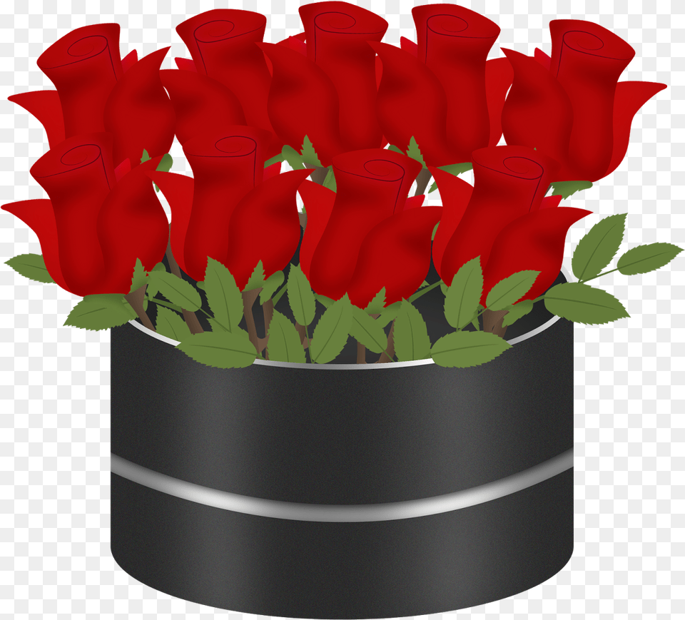 Tulip, Flower, Rose, Pottery, Potted Plant Free Png Download
