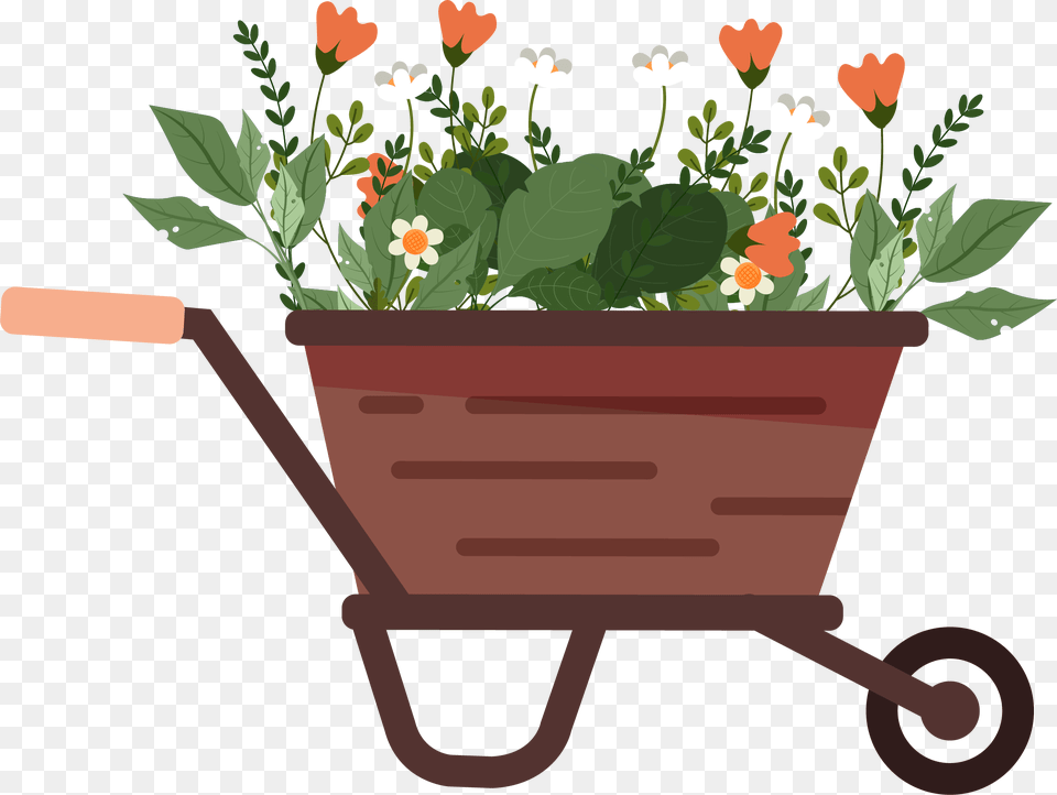 Tulip, Plant, Potted Plant, Transportation, Vehicle Png Image