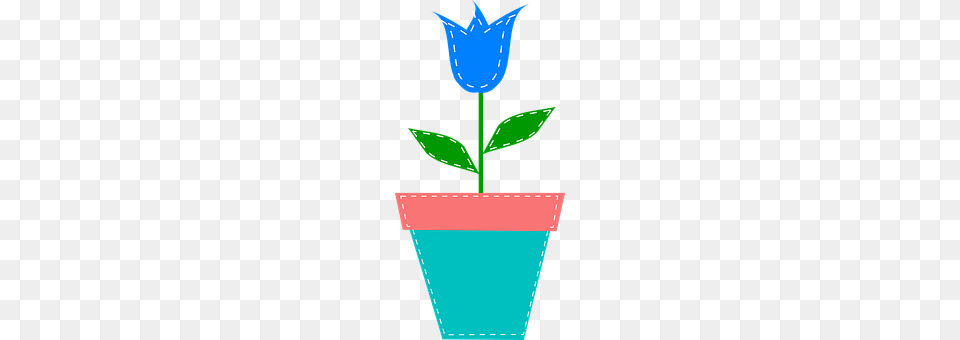 Tulip Leaf, Plant, Pottery, Potted Plant Free Png Download