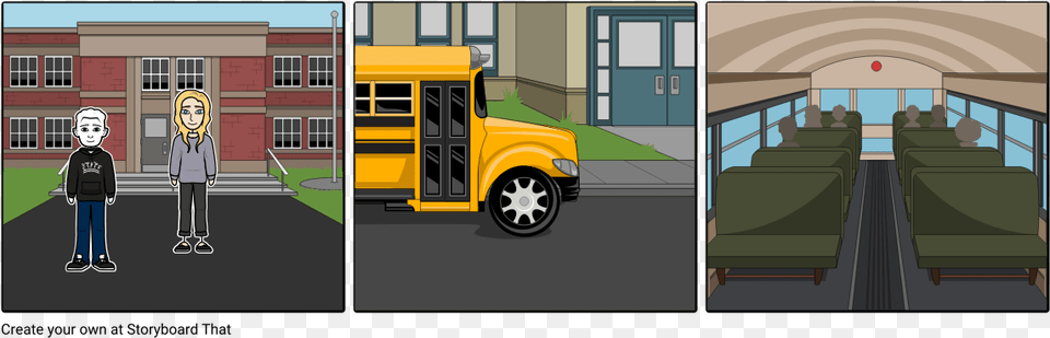 Tulip, Bus, Transportation, Vehicle, School Bus Free Png Download