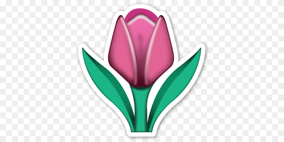 Tulip C O V E T Emoji Stickers Emoji And Emoticon, Flower, Plant, Petal Png