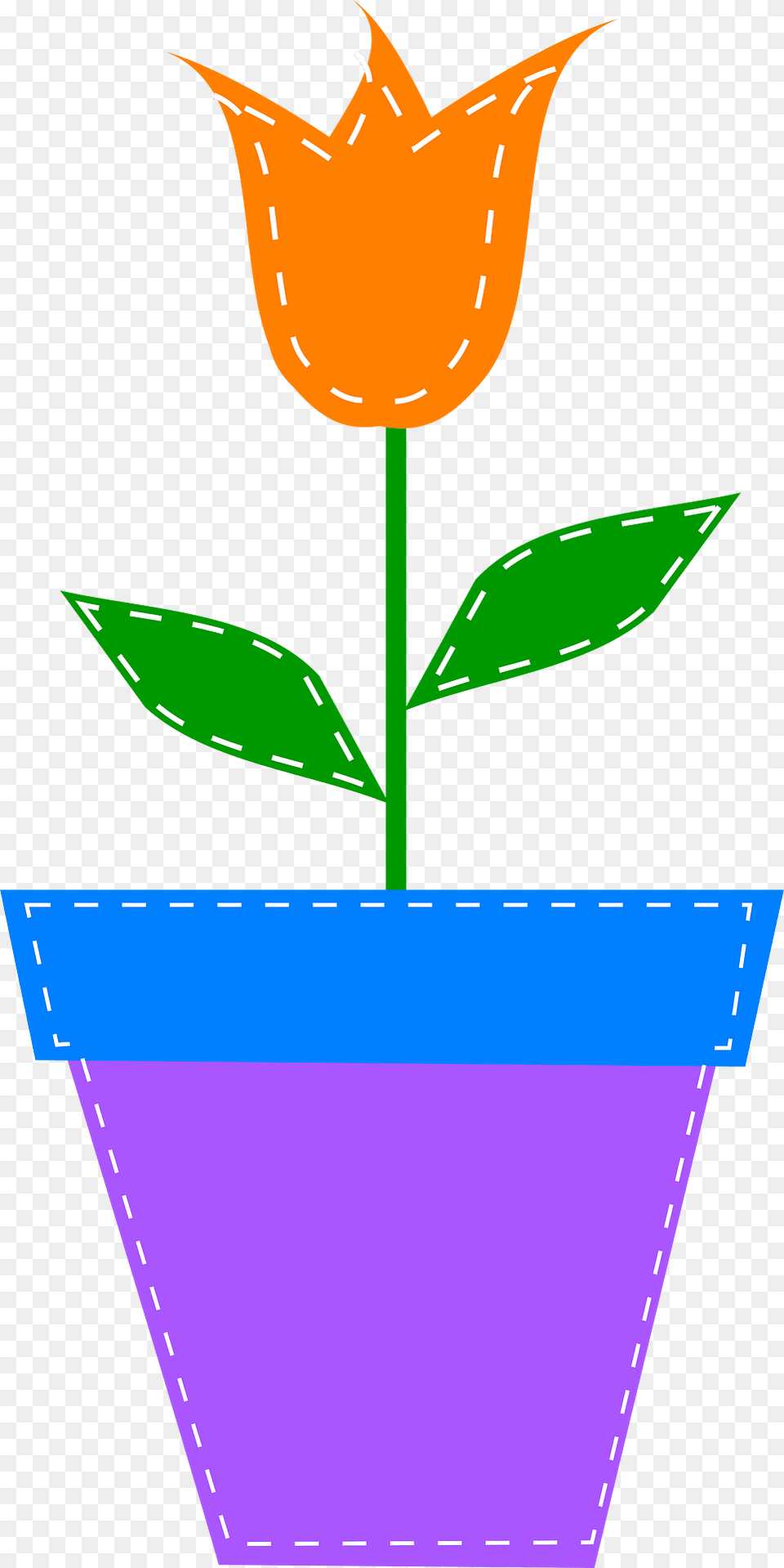 Tulip Clipart, Jar, Leaf, Plant, Planter Png