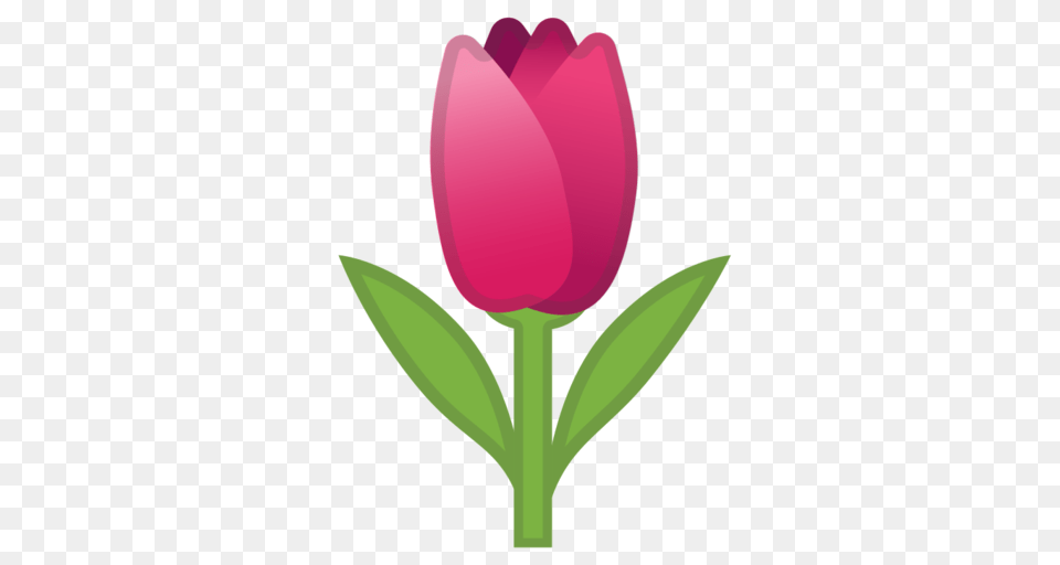 Tulip Emoji, Flower, Plant Png