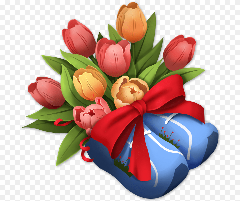 Tulip Shoes Shoe, Flower, Flower Arrangement, Flower Bouquet, Plant Png Image