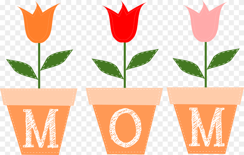 Tulips Clipart, Jar, Plant, Planter, Potted Plant Png