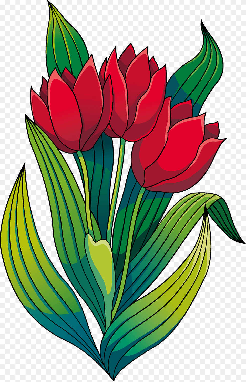 Tulips Clipart, Art, Floral Design, Graphics, Pattern Free Transparent Png