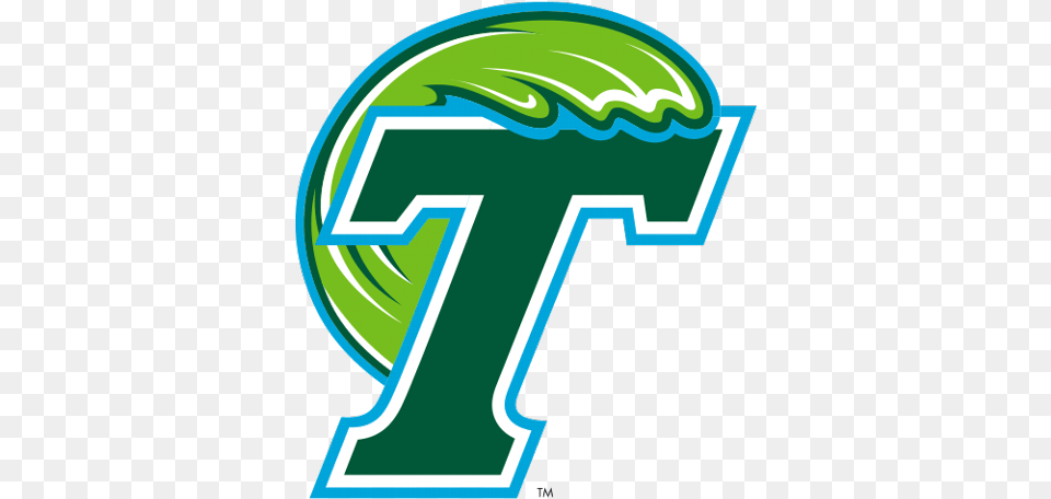 Tuln Tulane Green Wave Logo, Number, Symbol, Text Free Png