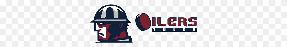 Tulsa Oilers Horizontal Logo, Clothing, Hardhat, Helmet Free Png Download
