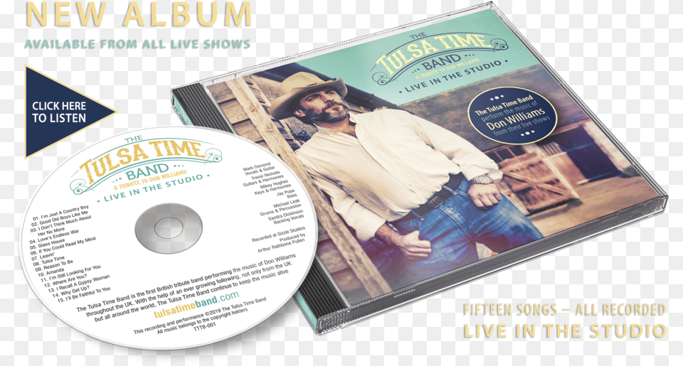 Tulsatime Web Album Case Web Advert Cd, Adult, Man, Male, Person Png Image