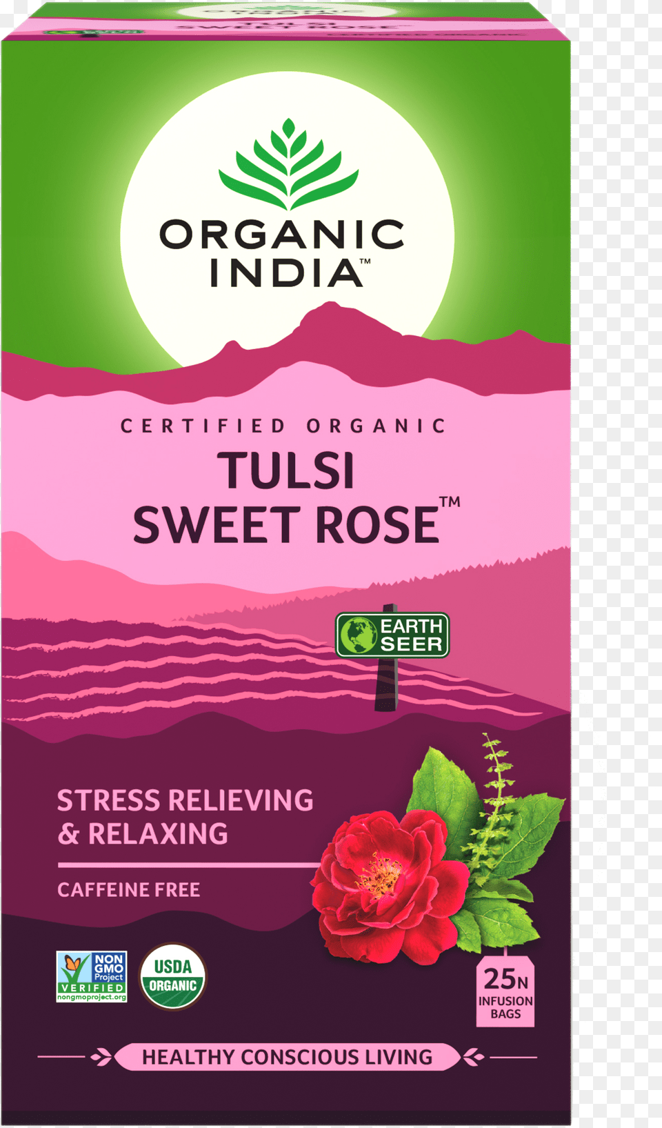 Tulsi Ginger Turmeric Organic India, Advertisement, Herbal, Herbs, Plant Free Png