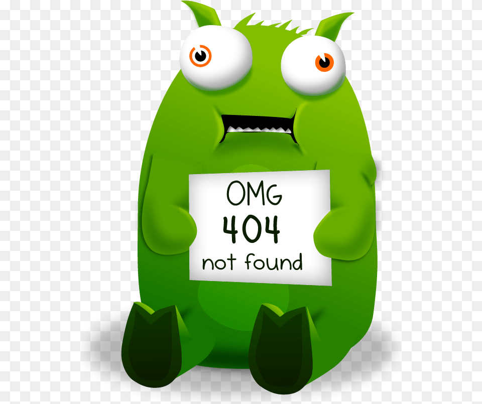 Tumbeasts Sign1 Omg 404 Not Found, Green, Plush, Toy, Bag Png Image