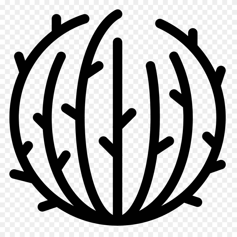 Tumbleweed Icon, Gray Png Image