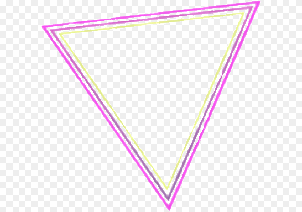 Tumblr Aesthetic 90s Neon 80s Freetoedit, Triangle, Purple Free Png