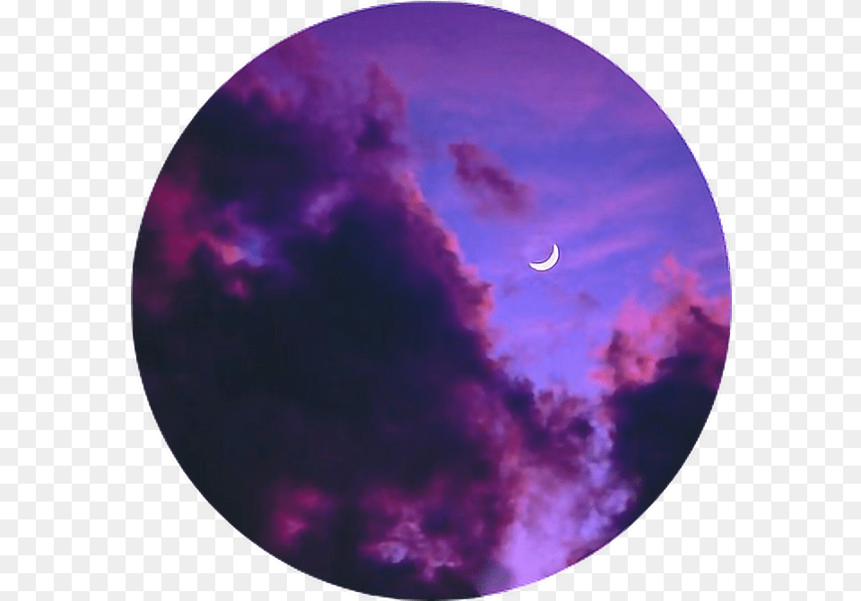 Tumblr Aesthetic Pastel Space Stars Moon Moon Aesthetic Profile, Astronomy, Nature, Night, Outdoors Png