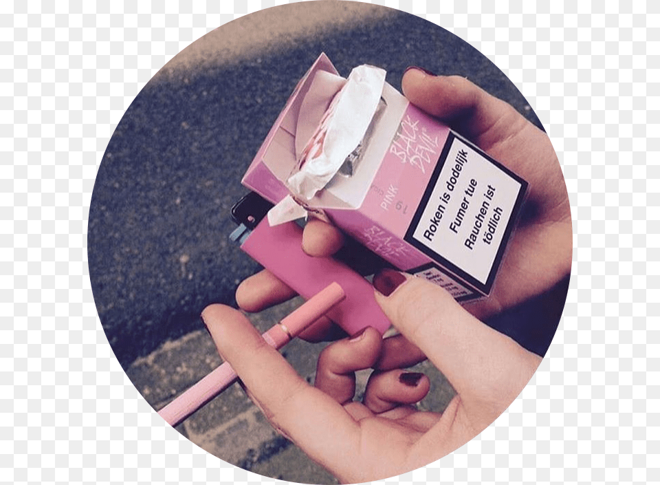 Tumblr Aesthetic Pink Smoke Circle Smoking Freetoedit, Photography, Body Part, Finger, Hand Free Transparent Png
