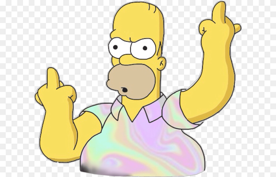 Tumblr Aesthetic Simpsonsfamily Simpsons Homerosimpson Homero Simpson, Baby, Person, Face, Head Png Image