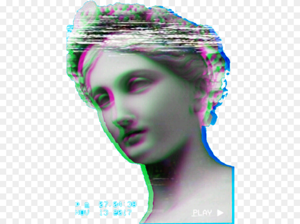 Tumblr And Vaporwave Image Vaporwave Statue, Adult, Person, Woman, Female Png