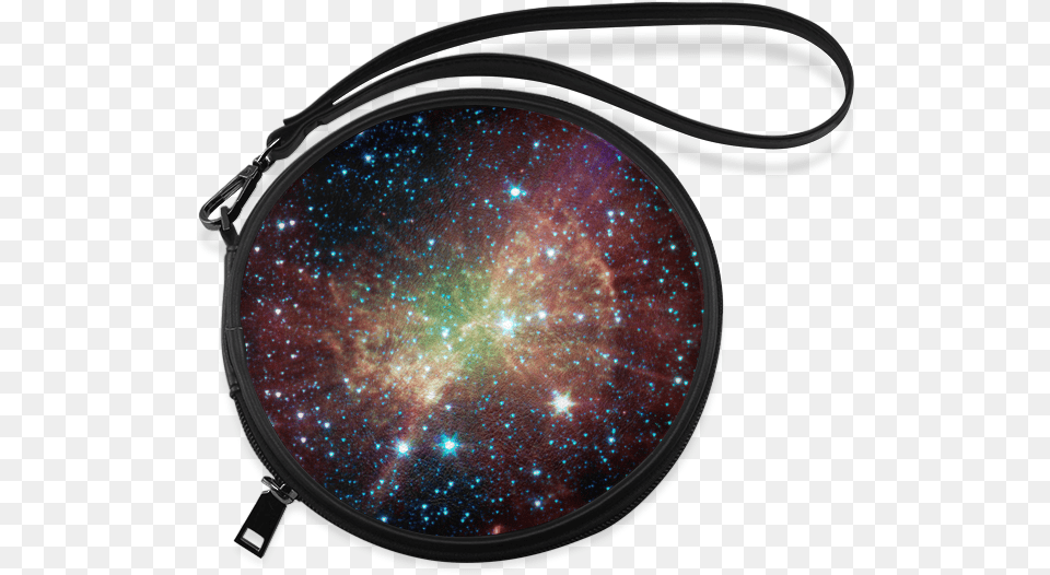 Tumblr Backgrounds Space Round Makeup Bag Baby Cute For Mama Pregnancy Wall Print Poster Decor, Accessories, Handbag, Astronomy, Outer Space Free Transparent Png
