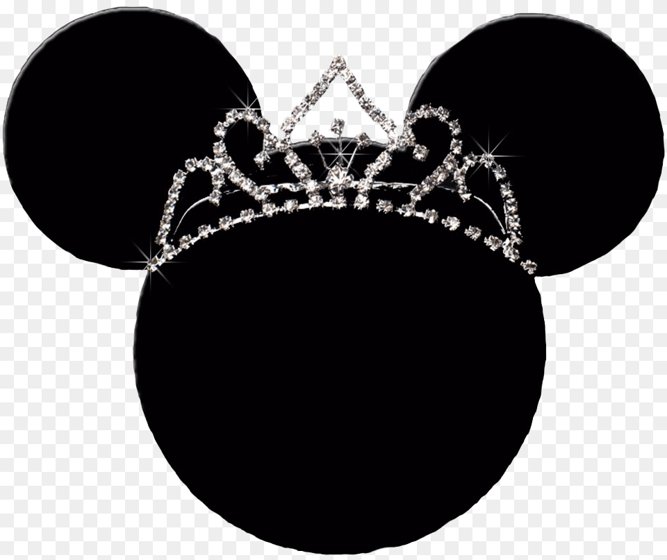 Tumblr Black Mickey Mouse Ears With Crown, Accessories, Jewelry, Tiara Free Png Download