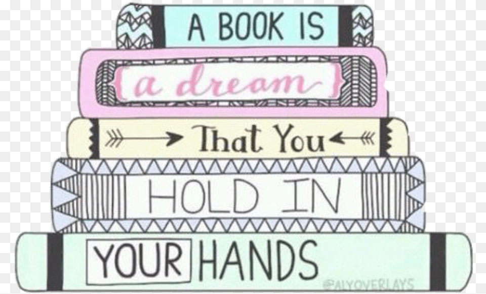 Tumblr Book Dream Sticker By Blanca Book Sticker, Publication, Text Png