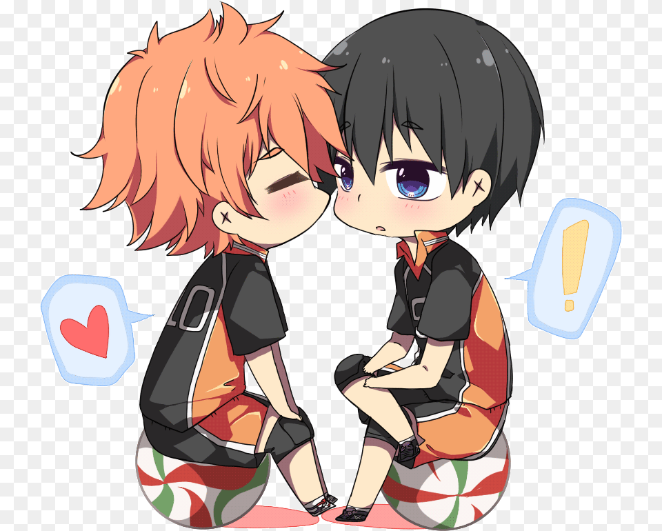 Tumblr Clipart Transparent Hinata X Kageyama, Book, Comics, Publication, Baby Png Image