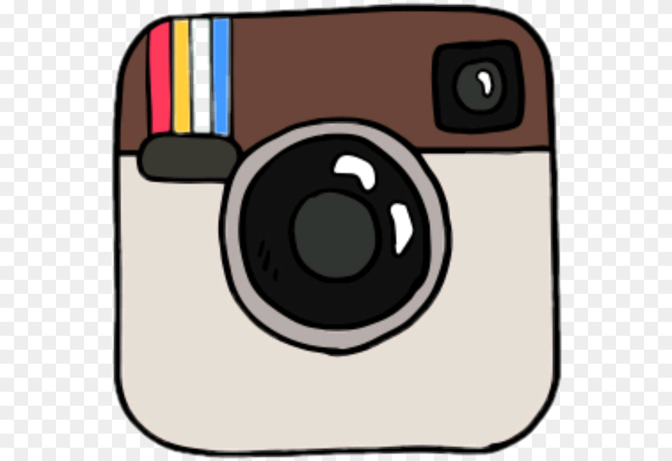 Tumblr Draw Dibujo Sticker Logo Instagram, Electronics, Camera, Digital Camera, Appliance Free Transparent Png