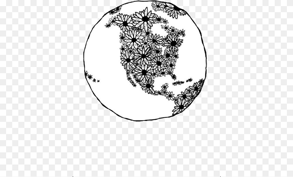 Tumblr Earth Drawing, Art, Floral Design, Graphics, Pattern Png Image