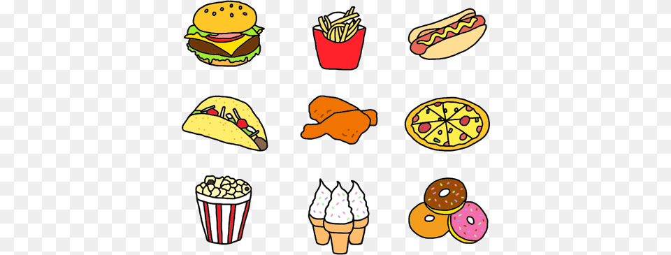 Tumblr Food Download Food, Hot Dog, Burger Free Transparent Png