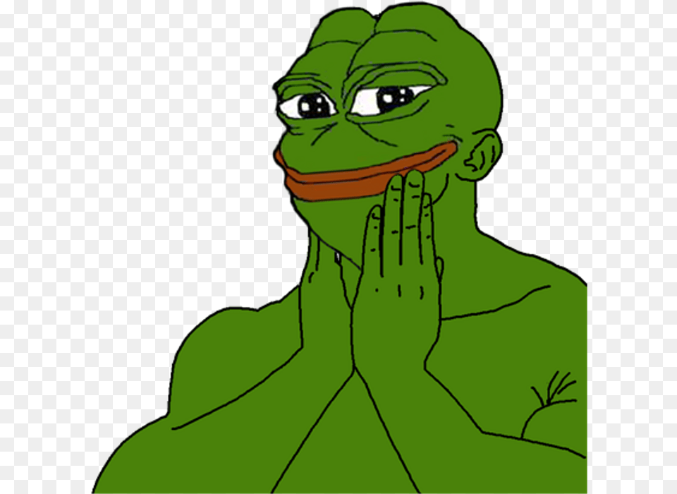 Tumblr Frog Pepe Pepe The Frog With Hands, Adult, Alien, Female, Green Png