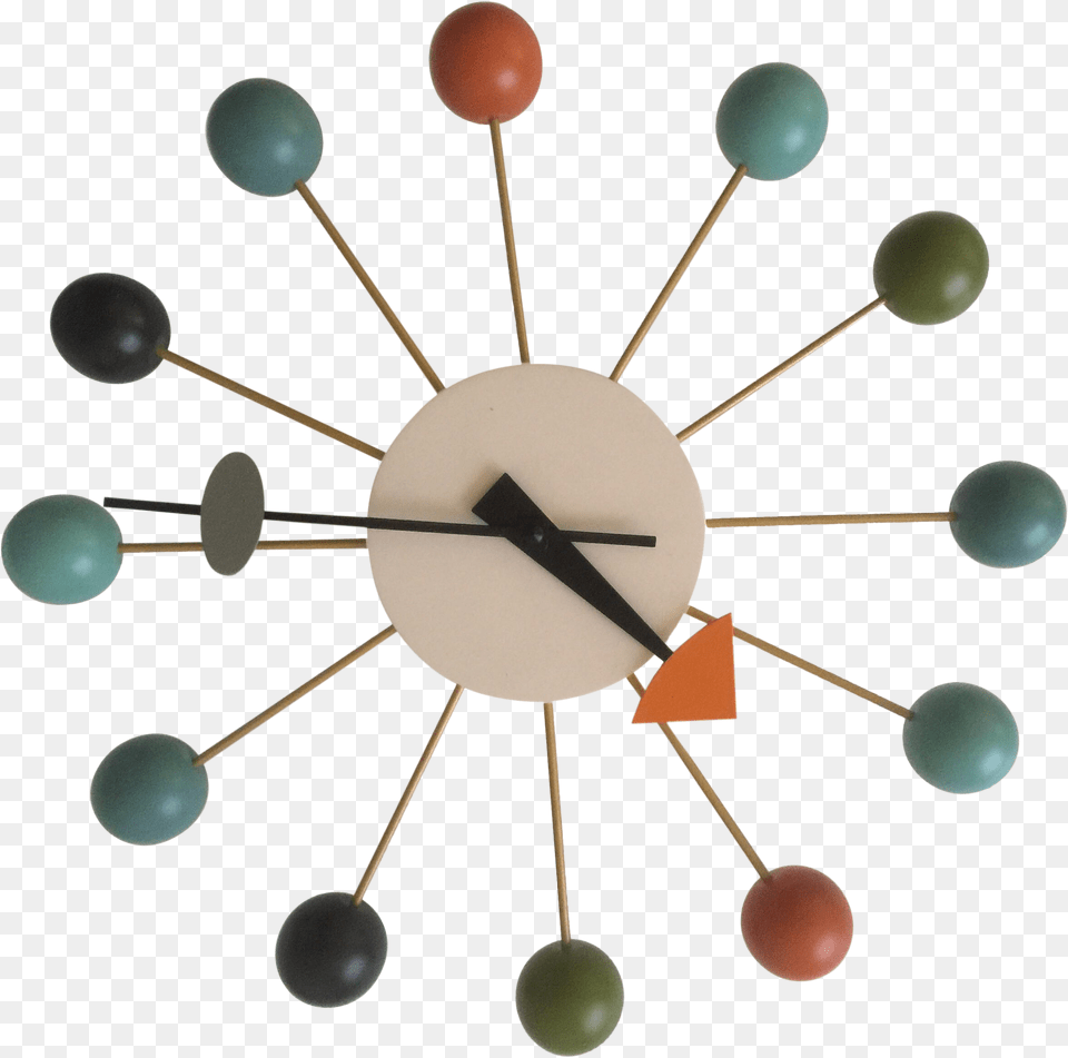 Tumblr George Nelson Ball Clock, Wall Clock, Analog Clock, Appliance, Ceiling Fan Png