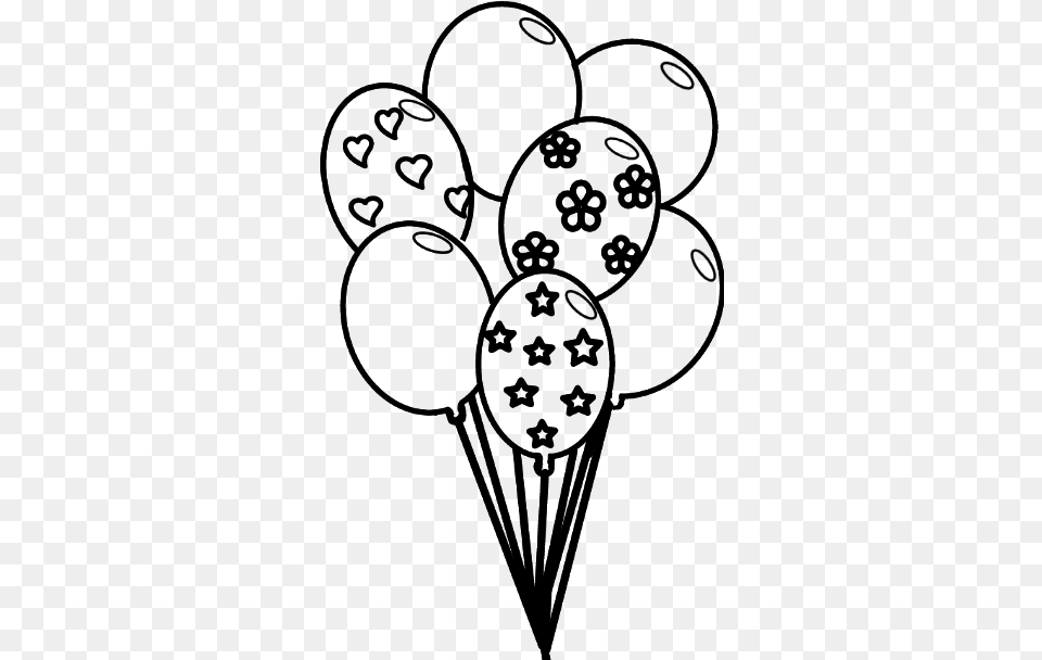 Tumblr Globos Blackandwhite Globos, Gray Free Png Download