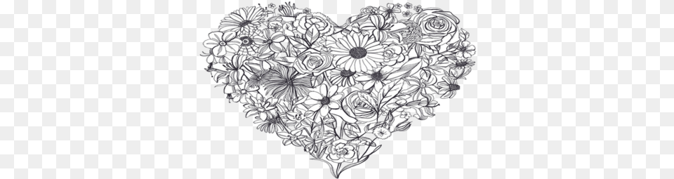 Tumblr Heart Coloring Transparent Flowers Grig3org Free, Chandelier, Lamp, Art, Floral Design Png