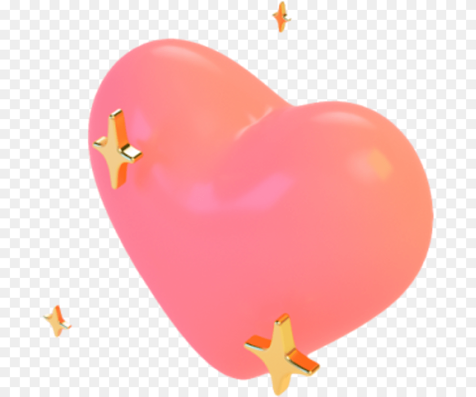 Tumblr Heart Corazon Star Estrella Emoji Whatsapp Emoti Corazon Aesthetic, Balloon Free Transparent Png