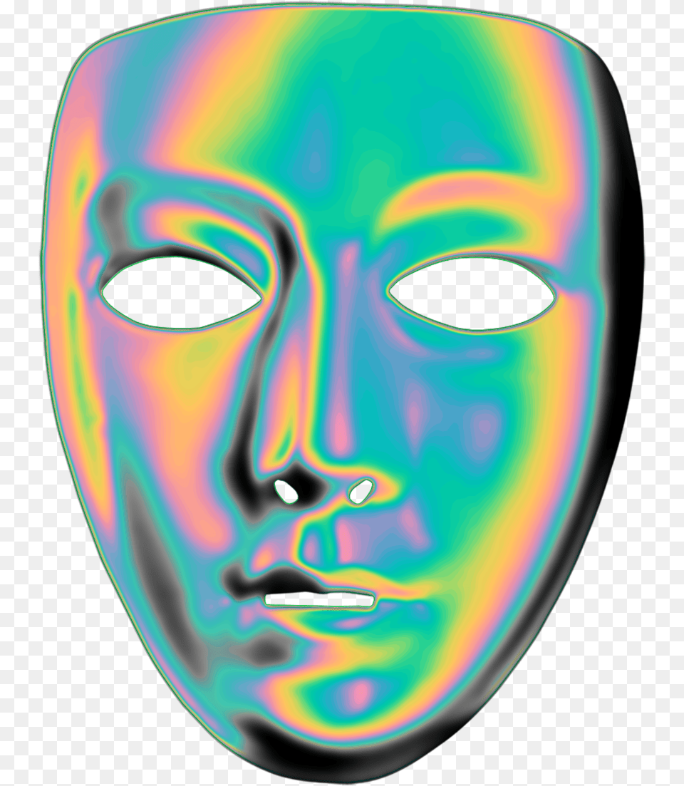 Tumblr Images Art Aesthetic Anime, Mask, Disk Free Png