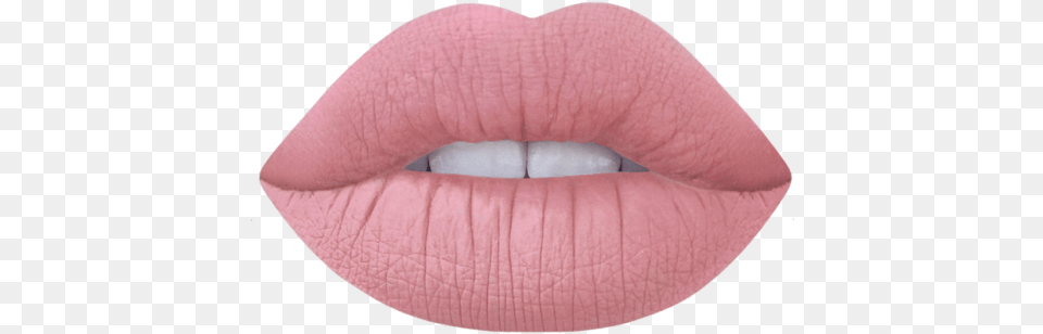 Tumblr Makeup Transparent Clipart Pink Nude Matte Lipstick, Body Part, Mouth, Person Png Image