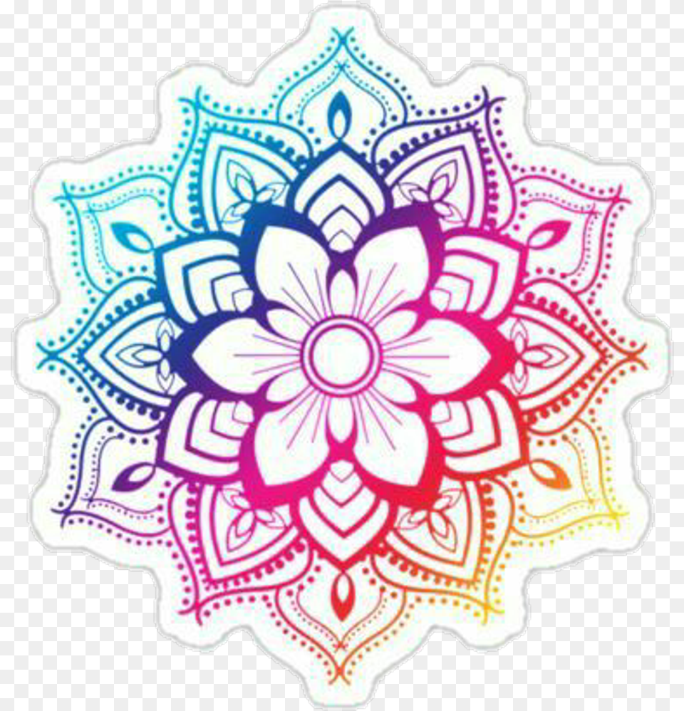 Tumblr Mandala Sticker Tumblr Mandalas, Pattern, Art, Dahlia, Floral Design Png