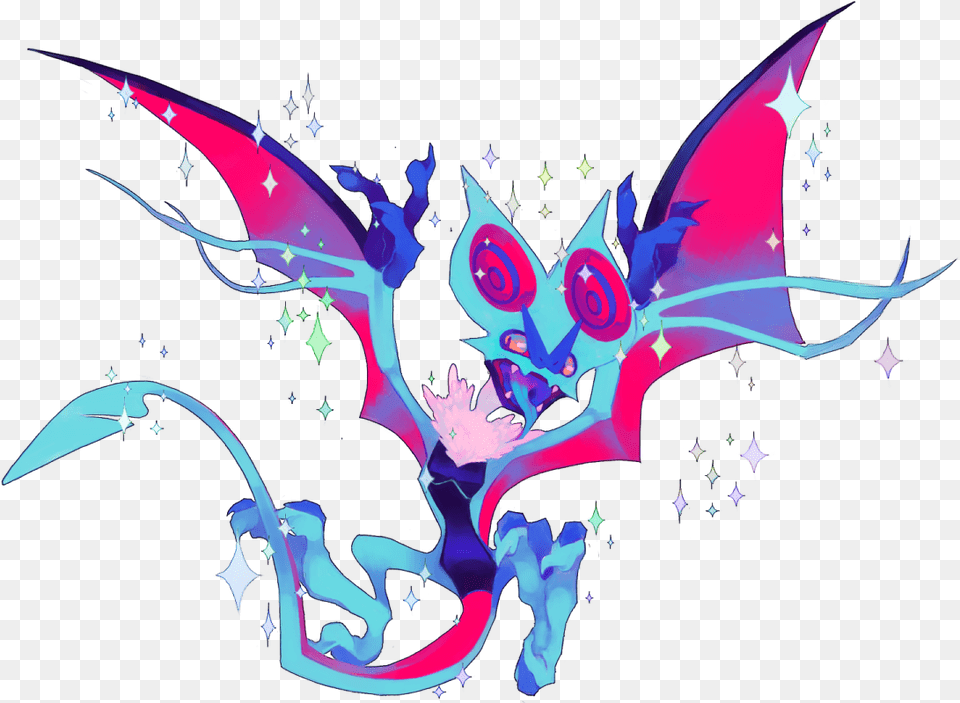 Tumblr N984b0kvrx1tgk8awo1 Noivern Shiny, Art, Graphics, Pattern, Accessories Free Png