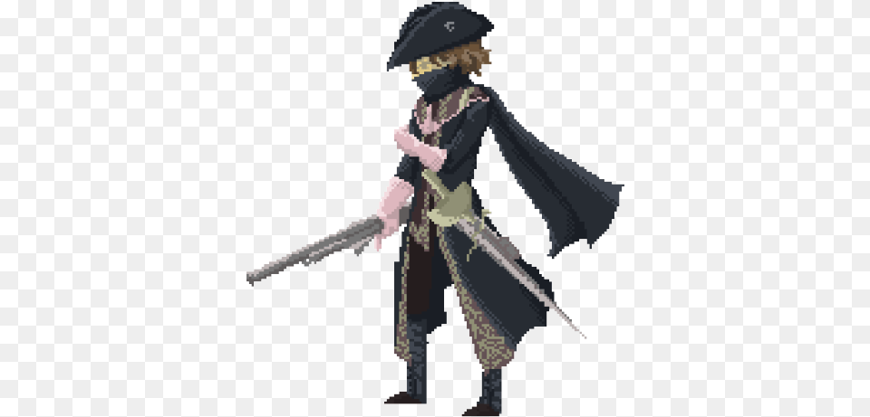 Tumblr Nnqq7s40he1t07j8co1 500 Bloodborne Gif Pixel Art, Sword, Weapon, Person, Pirate Png