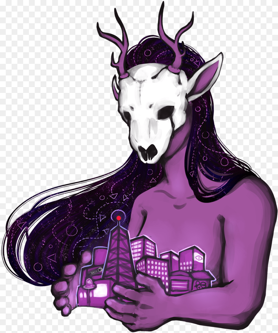 Tumblr Oqvnsu296k1rhti7po1 1280 Welcome To Night Vale Huntokar, Purple, Adult, Person, Female Free Png